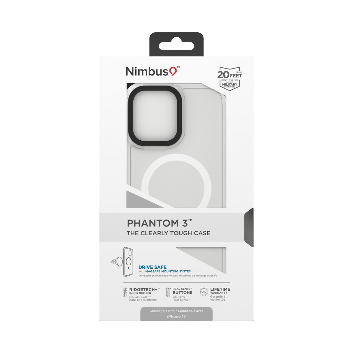 Nimbus9 Phantom 3 iPhone 17 MagSafe Case