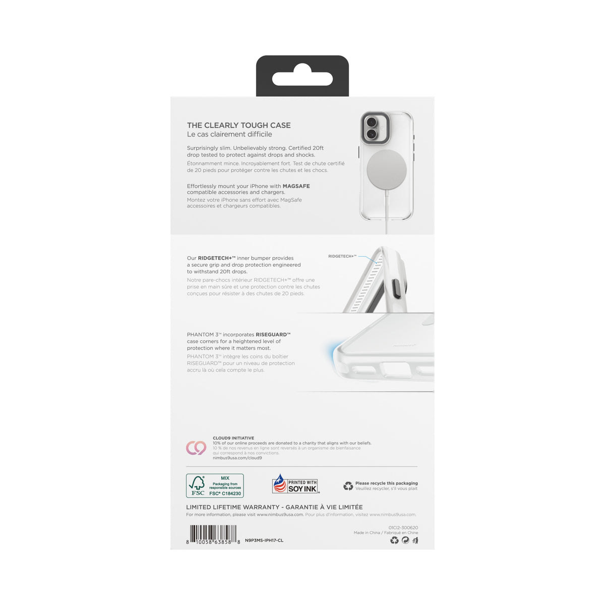 Nimbus9 Phantom 3 iPhone 17 MagSafe Case