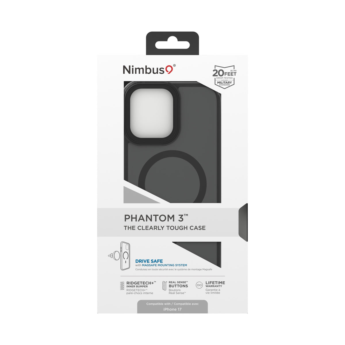 Nimbus9 Phantom 3 iPhone 17 MagSafe Case