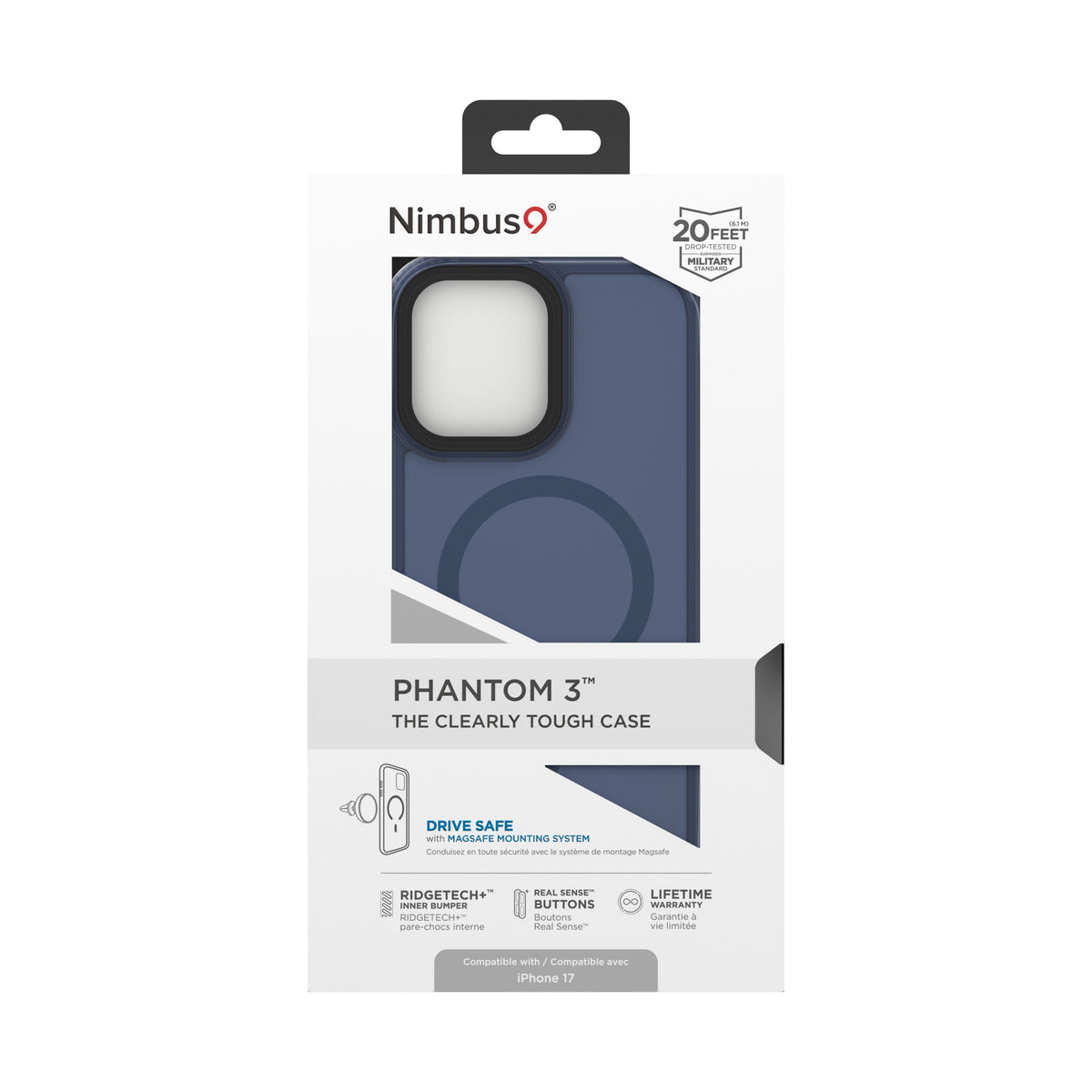 Nimbus9 Phantom 3 iPhone 17 MagSafe Case