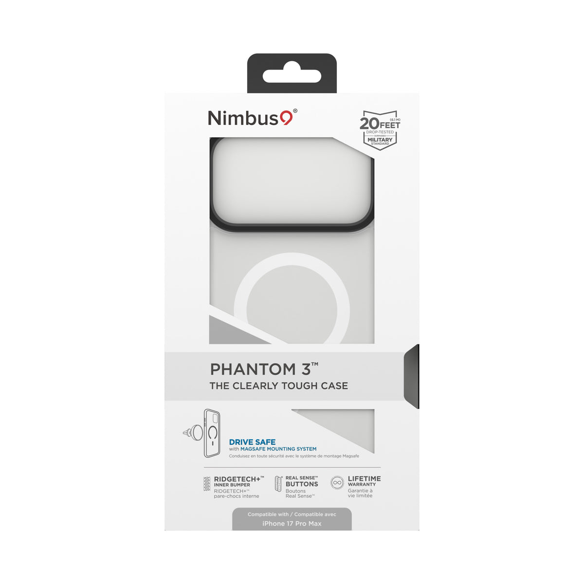 Nimbus9 Phantom 3 iPhone 17 Pro Max MagSafe Case