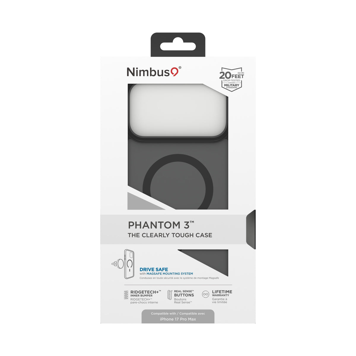 Nimbus9 Phantom 3 iPhone 17 Pro Max MagSafe Case