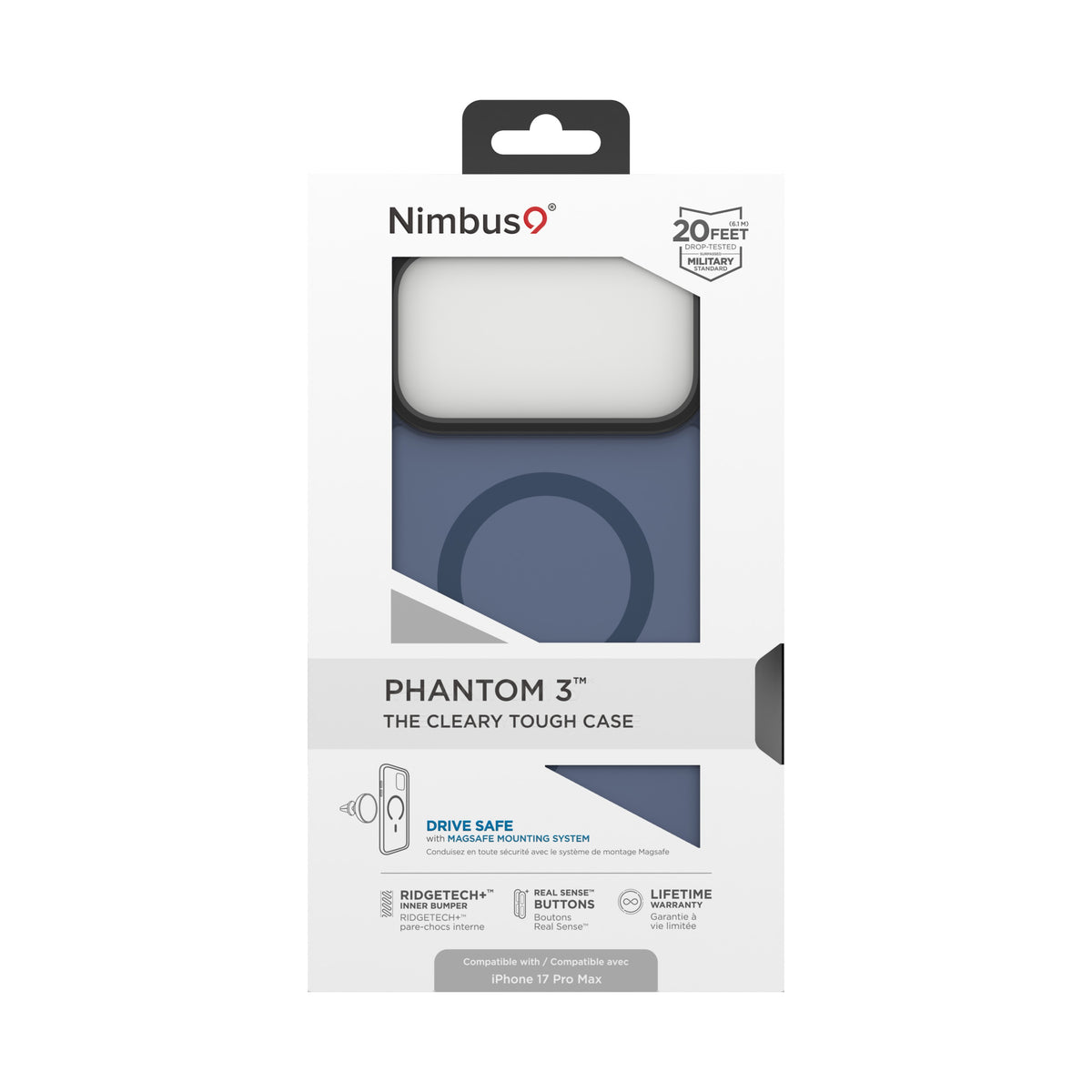 Nimbus9 Phantom 3 iPhone 17 Pro Max MagSafe Case