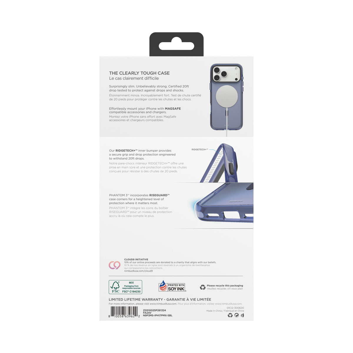 Nimbus9 Phantom 3 iPhone 17 Pro Max MagSafe Case
