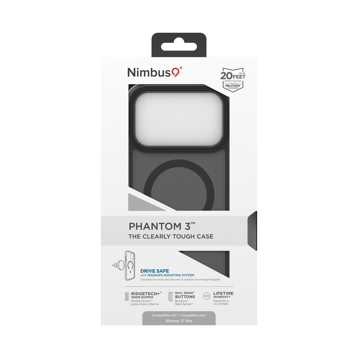 Nimbus9 Phantom 3 iPhone 17 Pro MagSafe Case