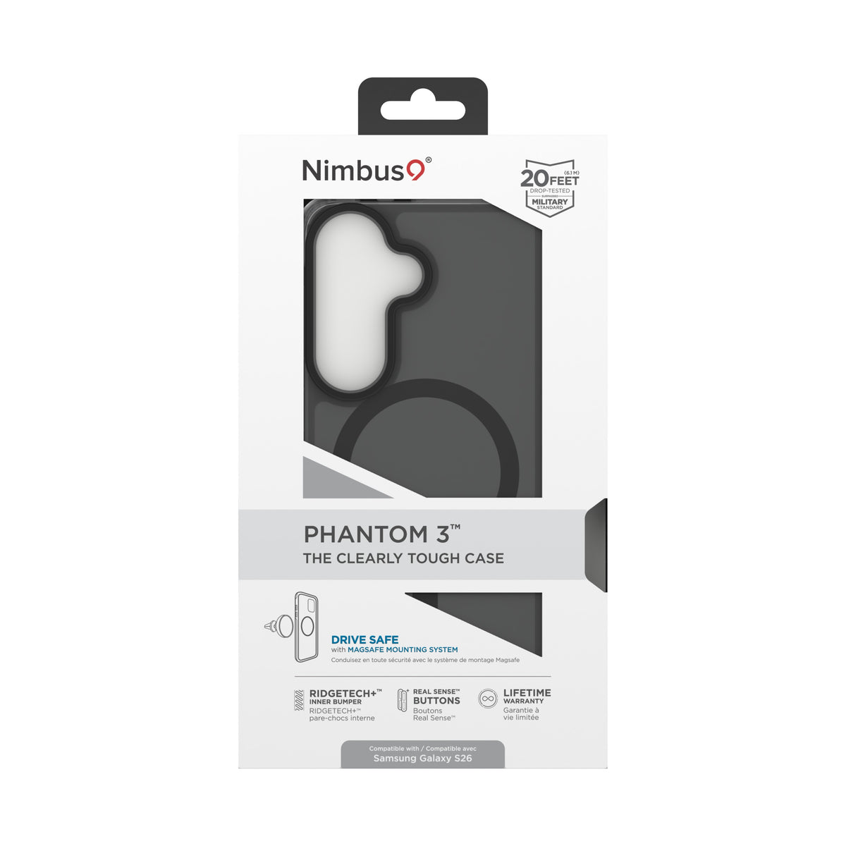 Nimbus9 Phantom 3 Galaxy S26 MagSafe Case
