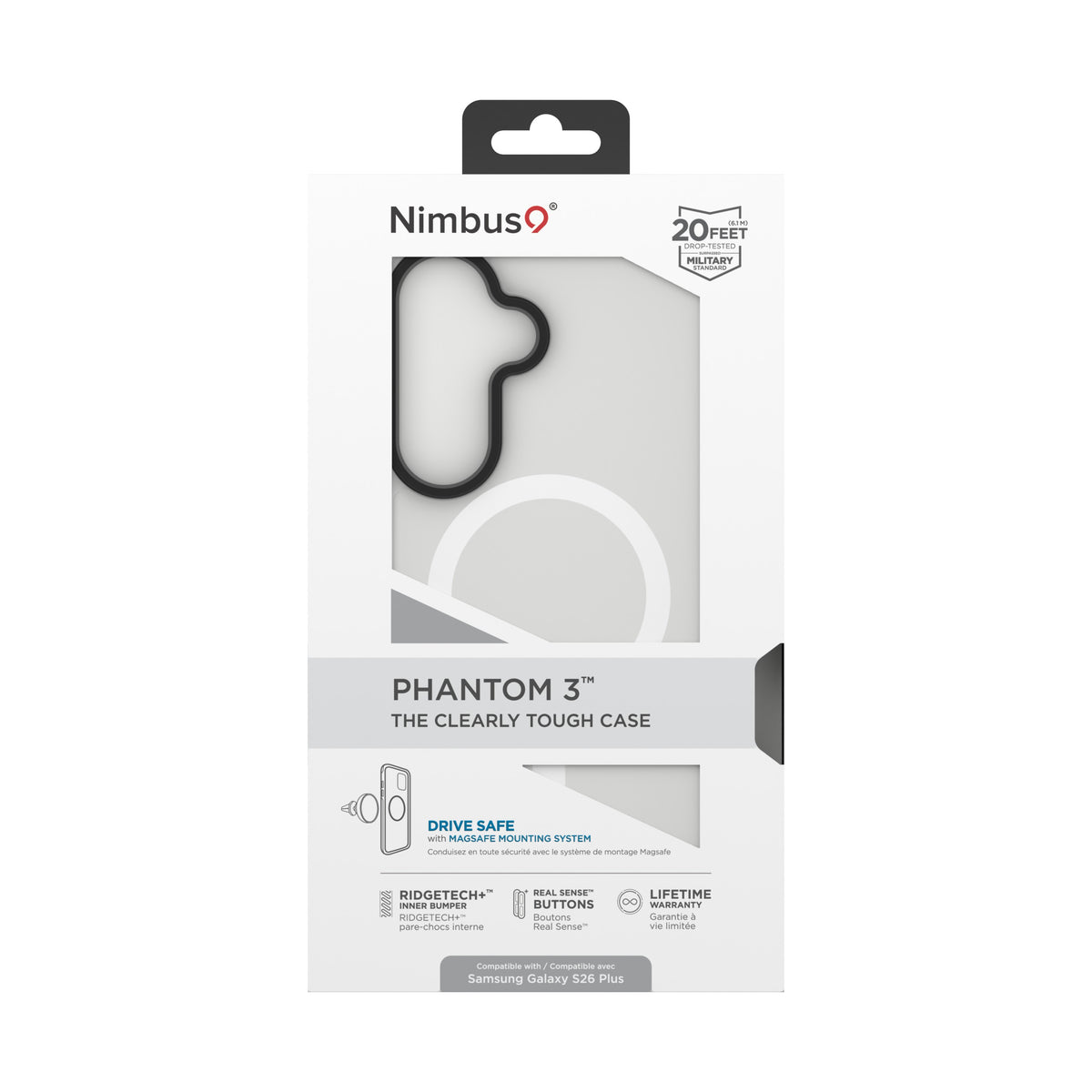 Nimbus9 Phantom 3 Galaxy S26 Plus MagSafe Case