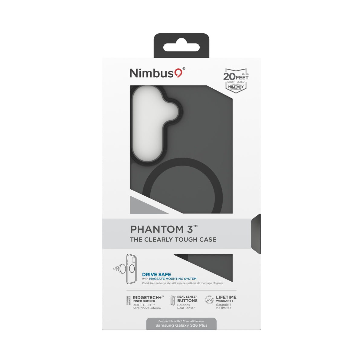 Nimbus9 Phantom 3 Galaxy S26 Plus MagSafe Case