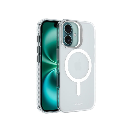 Funda MagSafe Nimbus9 Stratus 2 para iPhone 16 - Transparente escarchada