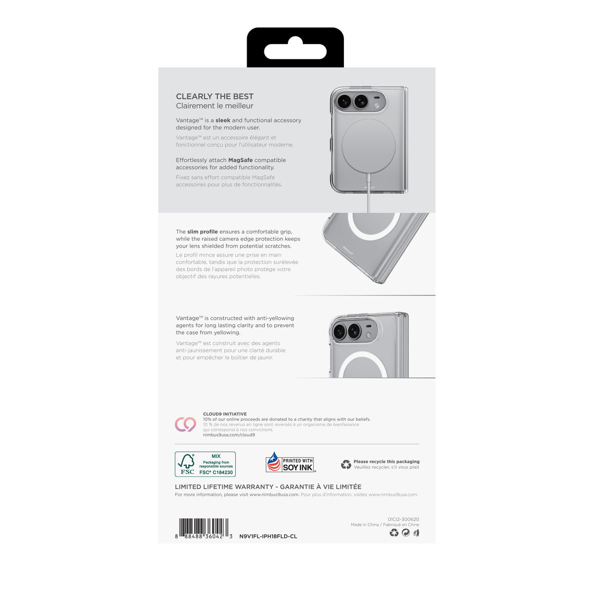 Nimbus9 Vantage Foldable iPhone Duo MagSafe Case