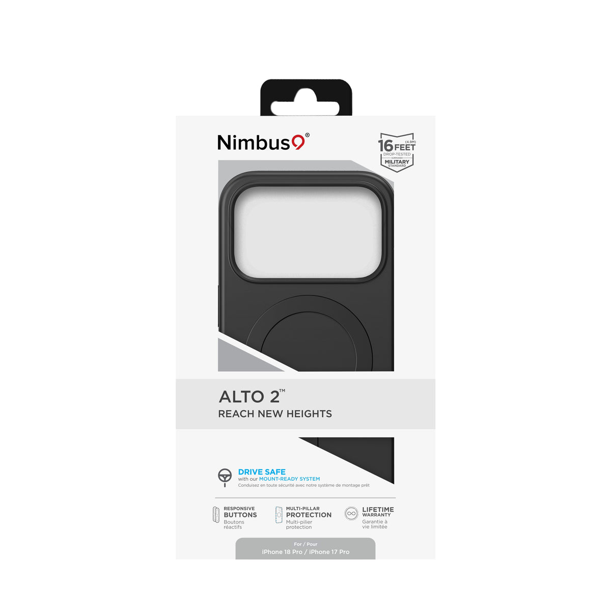 Nimbus9 Alto 2 iPhone 18 Pro / 17 Pro MagSafe Case