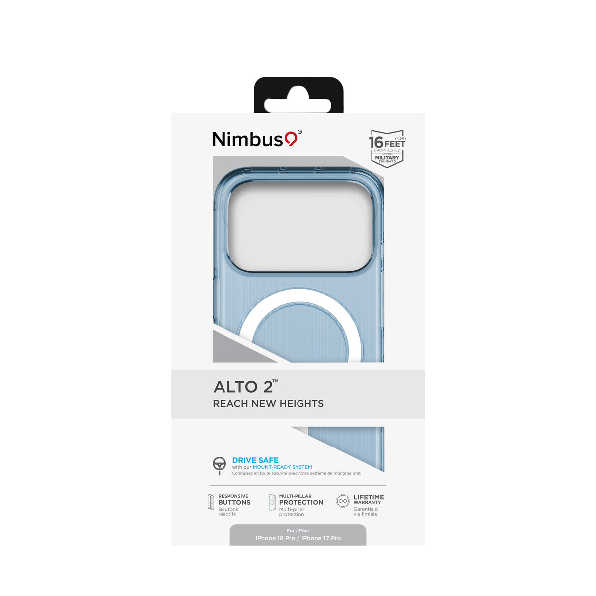 Nimbus9 Alto 2 iPhone 18 Pro / 17 Pro MagSafe Case