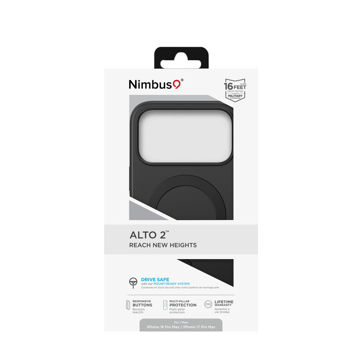 Nimbus9 Alto 2 iPhone 18 Pro Max / 17 Pro Max MagSafe Case