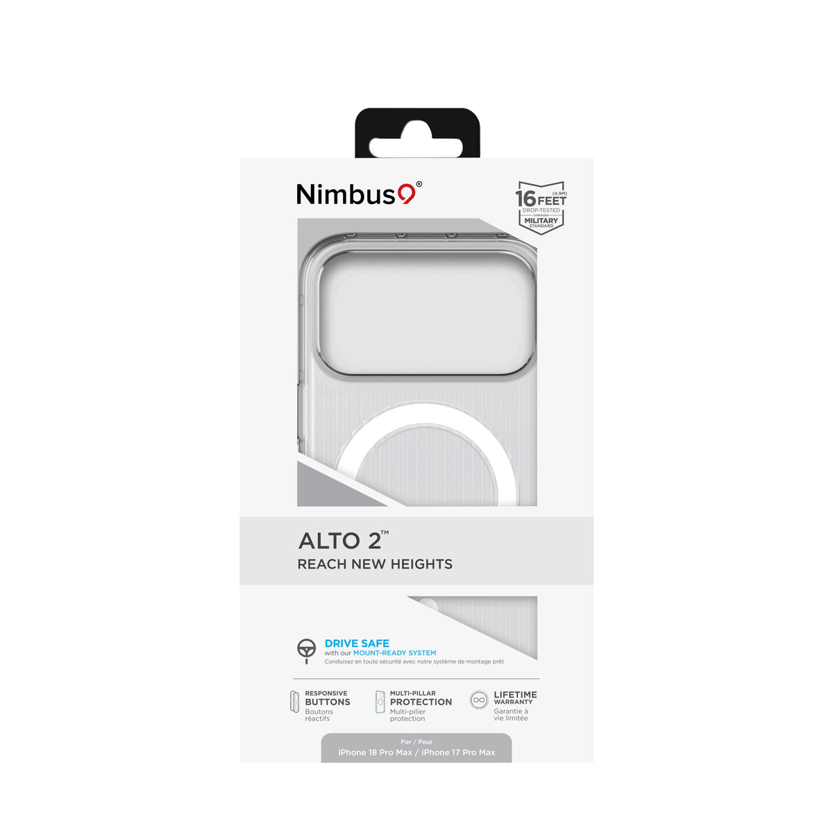 Nimbus9 Alto 2 iPhone 18 Pro Max / 17 Pro Max MagSafe Case