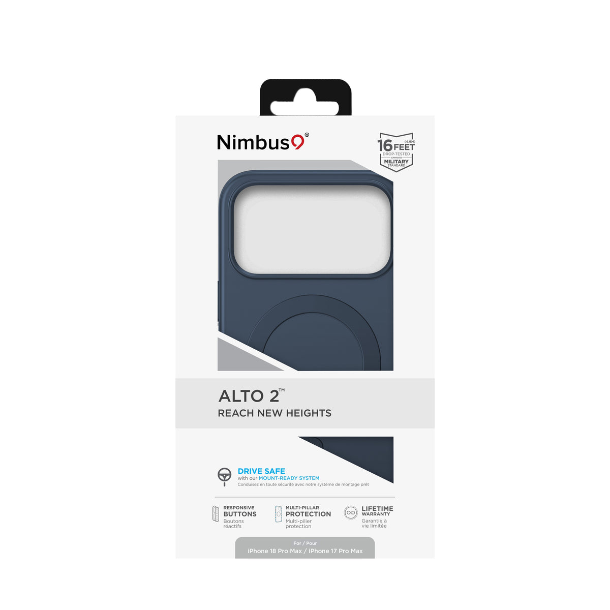 Nimbus9 Alto 2 iPhone 18 Pro Max / 17 Pro Max MagSafe Case