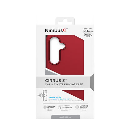 Funda MagSafe Nimbus9 Cirrus 3 Galaxy S25 - Carmesí