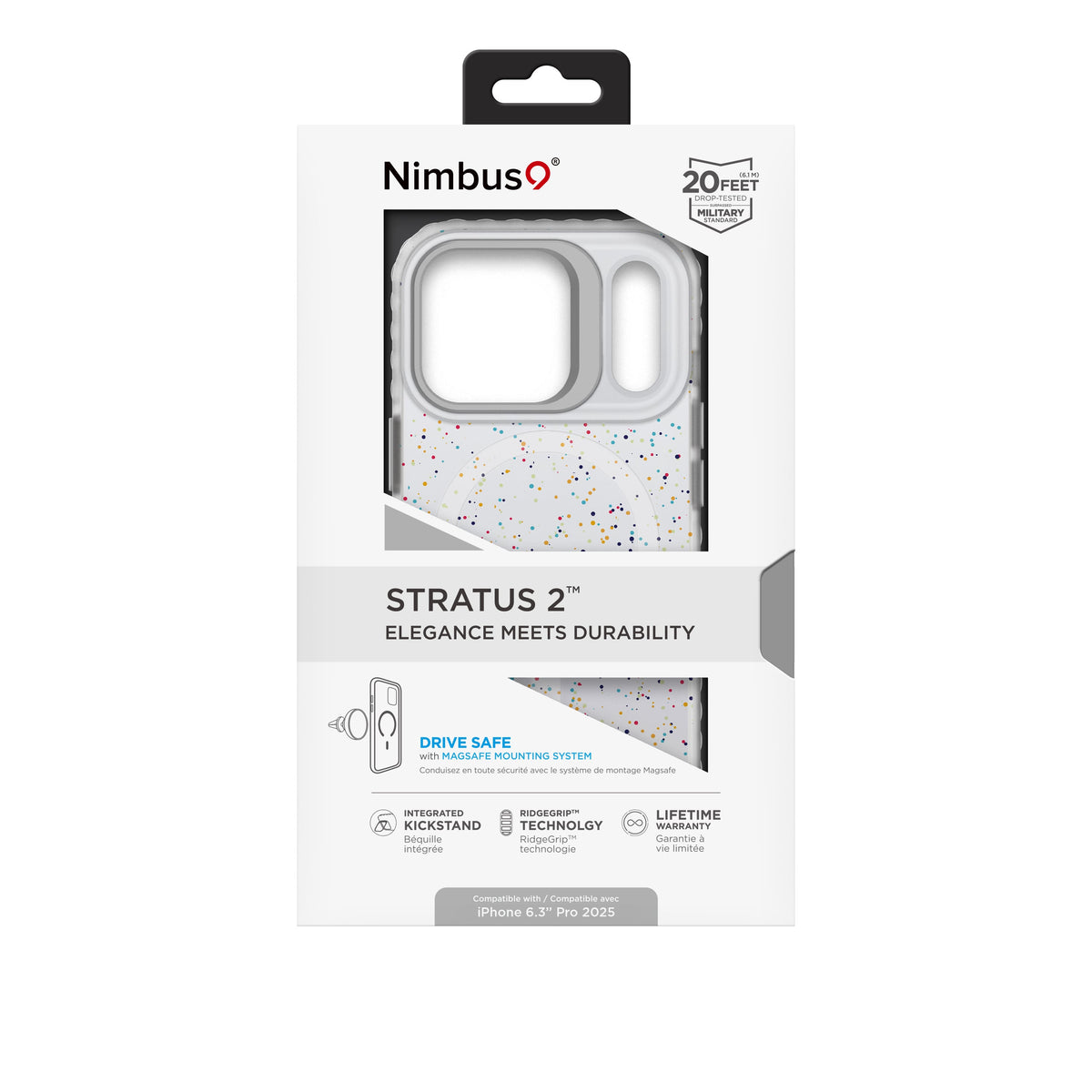 Nimbus9 Stratus 2 iPhone 17 Pro MagSafe Case with Kickstand