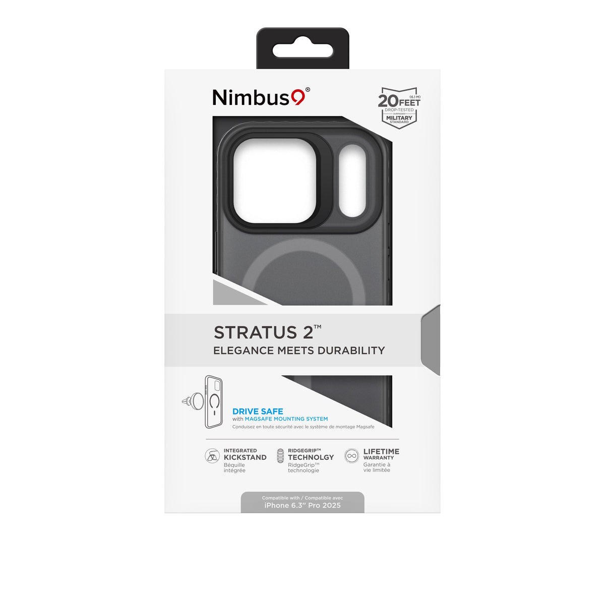 Nimbus9 Stratus 2 iPhone 17 Pro MagSafe Case with Kickstand