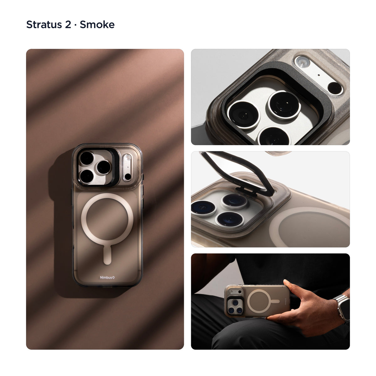 Nimbus9 Stratus 2 iPhone 17 Pro MagSafe Case with Kickstand