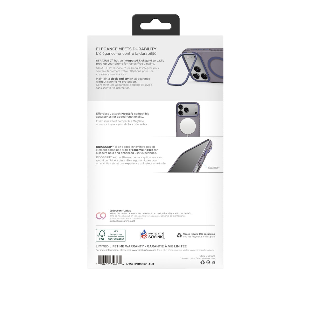 Nimbus9 Stratus 2 iPhone 18 Pro / 17 Pro MagSafe Case