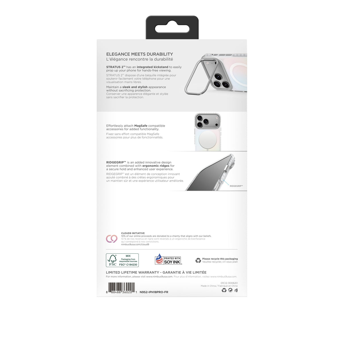 Nimbus9 Stratus 2 iPhone 18 Pro / 17 Pro MagSafe Case